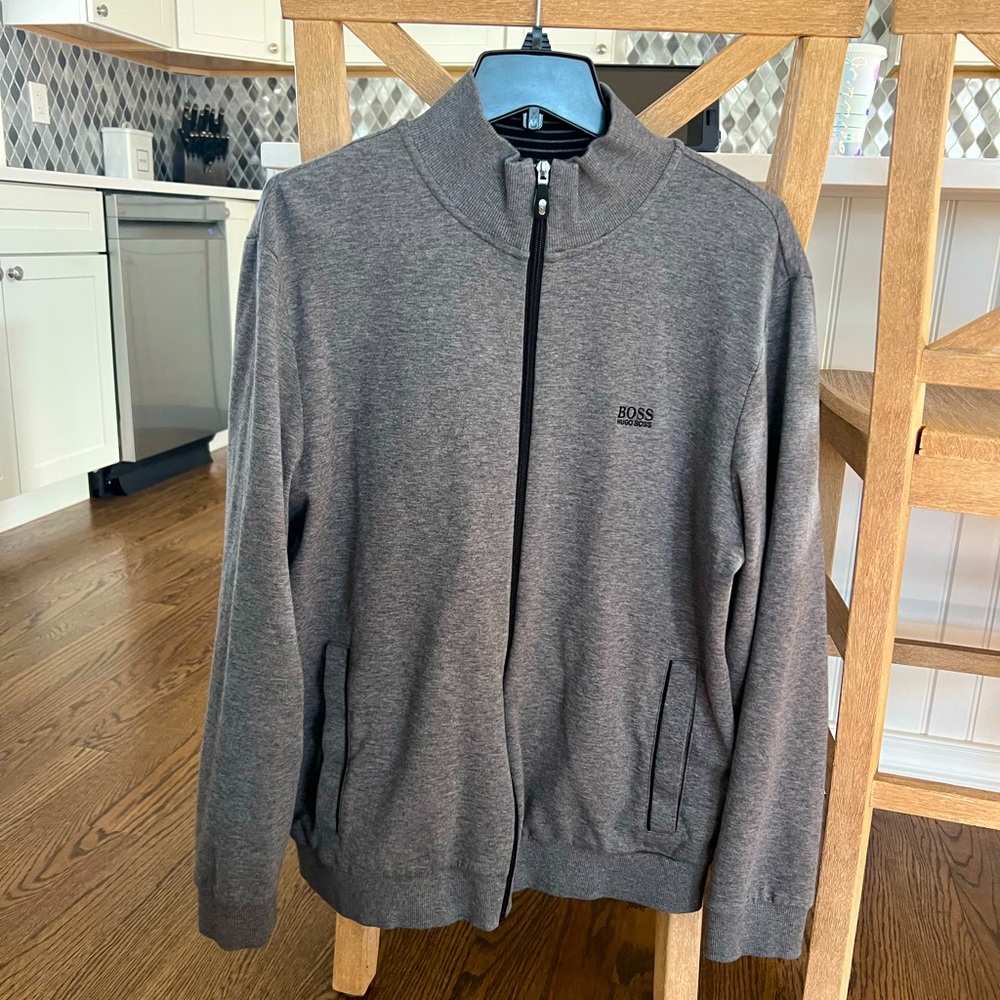 HUGO BOSS Men’s ZipUp Sweater Size XL